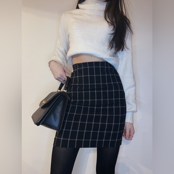 Dynamite black and white skirt - Picture 1 of 3